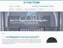Tablet Screenshot of k-yen-team.fr